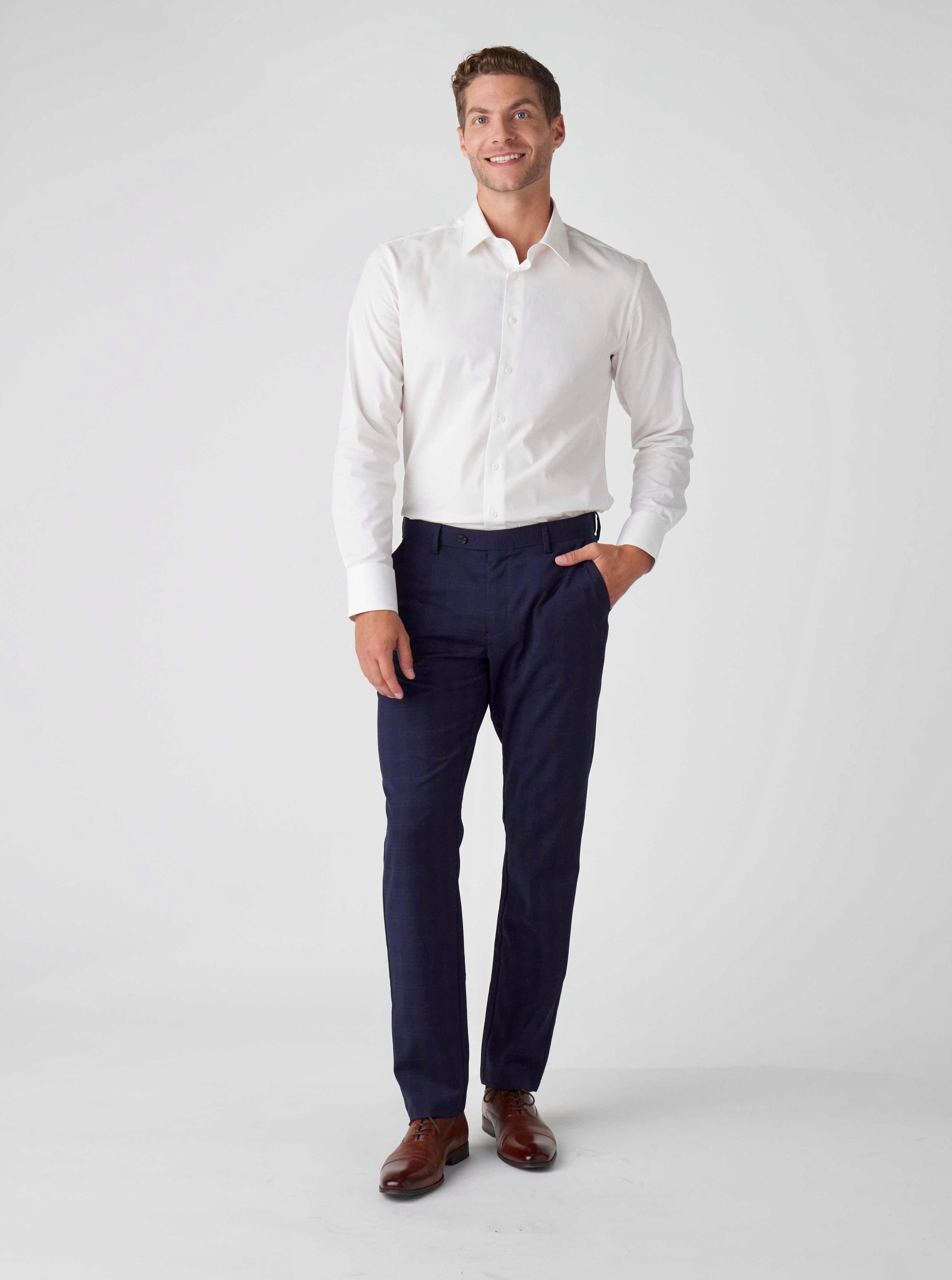 Classic Oxford Dress Shirt - White | The Man Refined