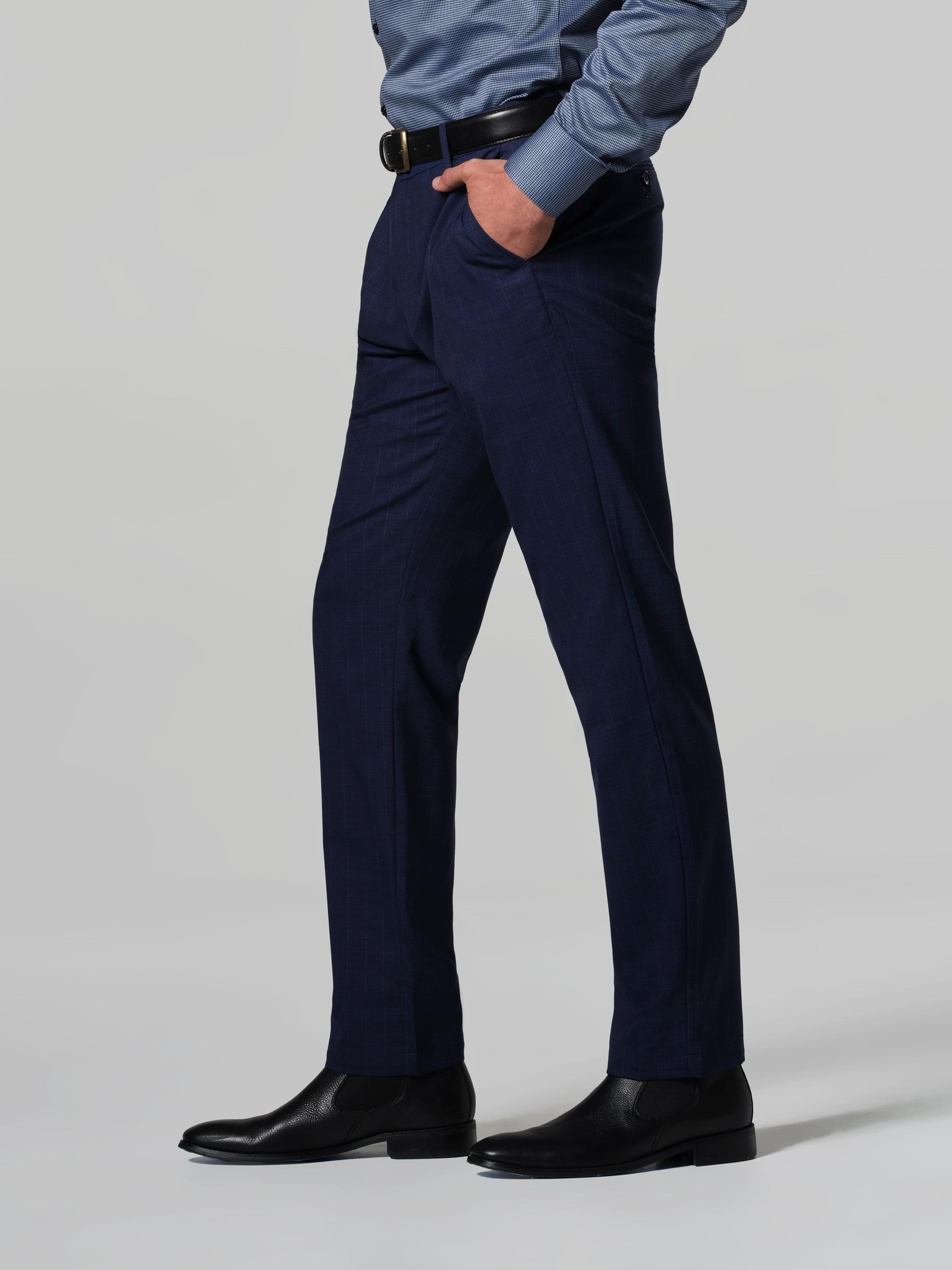 Men's Washable Slim Fit Suit Pants | Perry Ellis