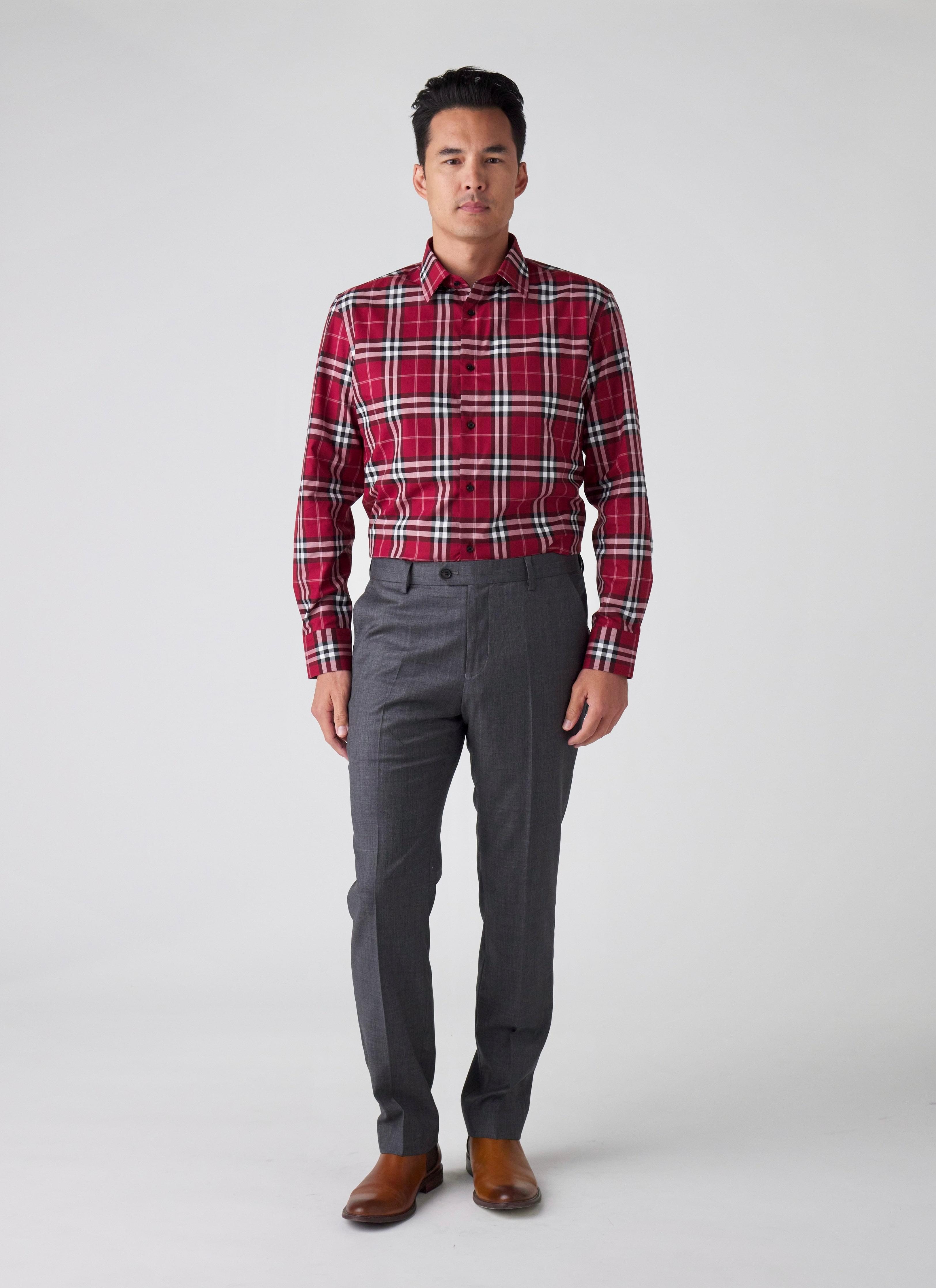 Plaid 2025 business casual